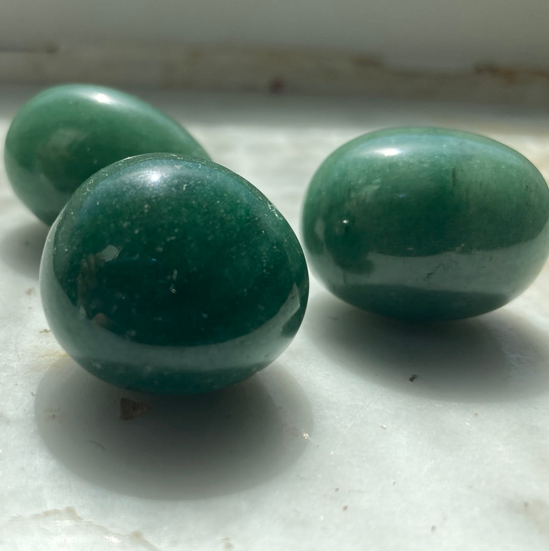 Green aventurine crystal