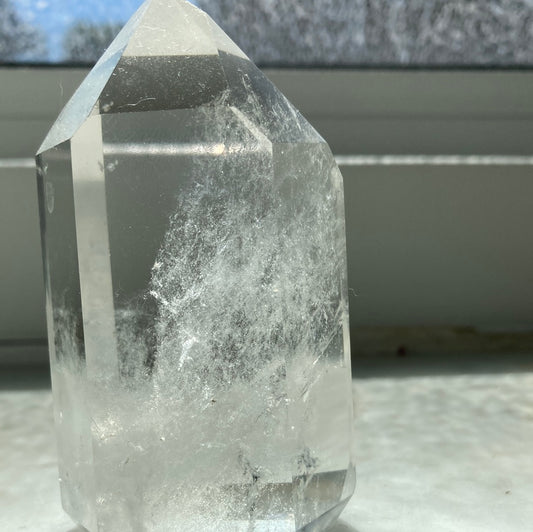 Clear quartz point