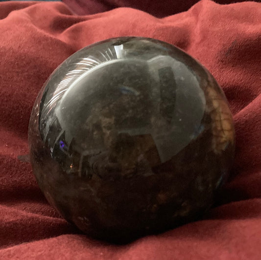 Labradorite sphere crystal